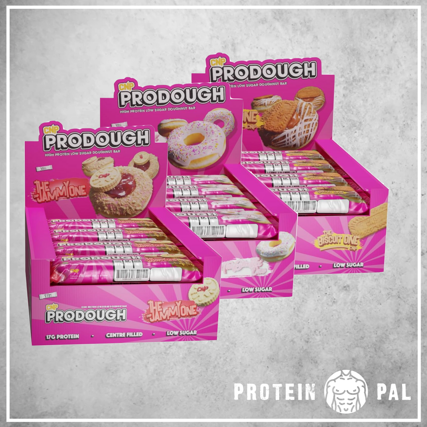 Prodough | Soft Centre Filled High Protein Low Sugar Bar 12 x 60g