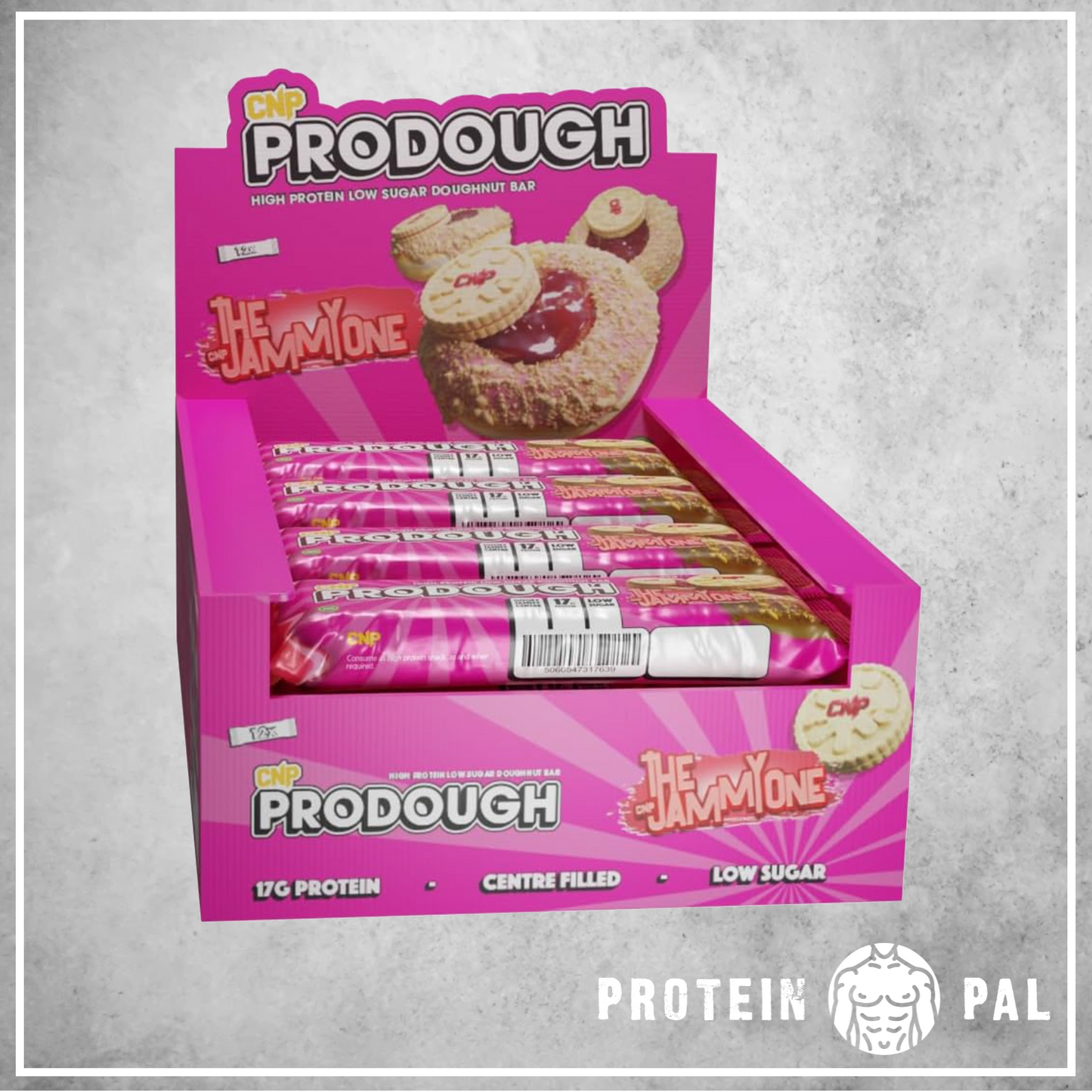 Prodough | Soft Centre Filled High Protein Low Sugar Bar 12 x 60g