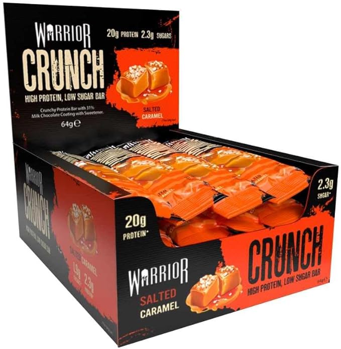 Warrior | Crunch High Protein, Low Sugar Bar 12 x 64g