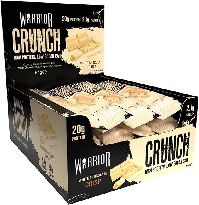 Warrior | Crunch High Protein, Low Sugar Bar 12 x 64g