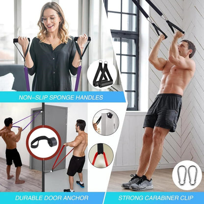 Resistance Bands Heavy Duty Set Gym Exercise Assisted Pull Up Fitness Workout