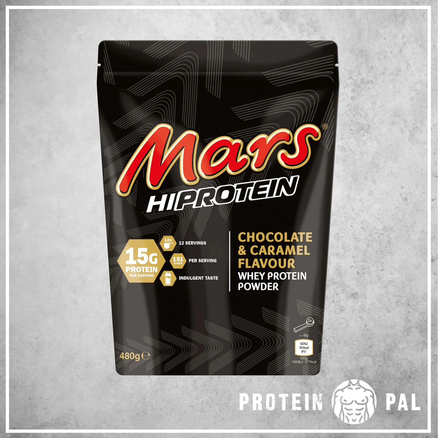 Mars HiProtein | Chocolate & Caramel Whey Protein Powder 480g