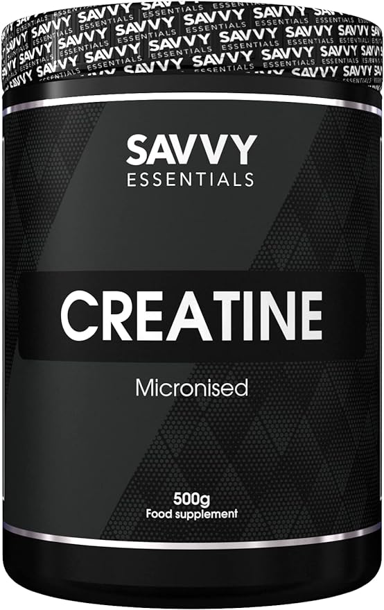 Savvy Essentials | Creatine Micronised food Supplement - Unflavoured 500g