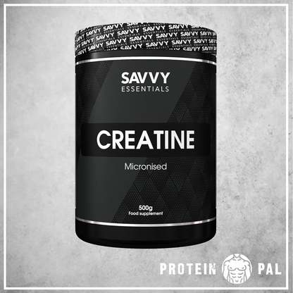 Savvy Essentials | Creatine Micronised food Supplement - Unflavoured 500g