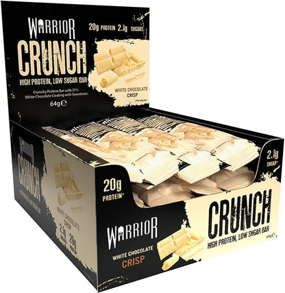 Warrior | Crunch High Protein, Low Sugar Bar 12 x 64g